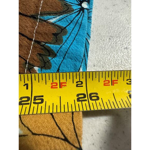 NEW Free People Pants Tessa Tapered Retro 10 High Waist Floral 70s Boho Cttn C10 - Picture 8 of 8